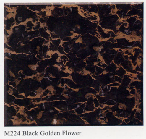 Black Golden Flower